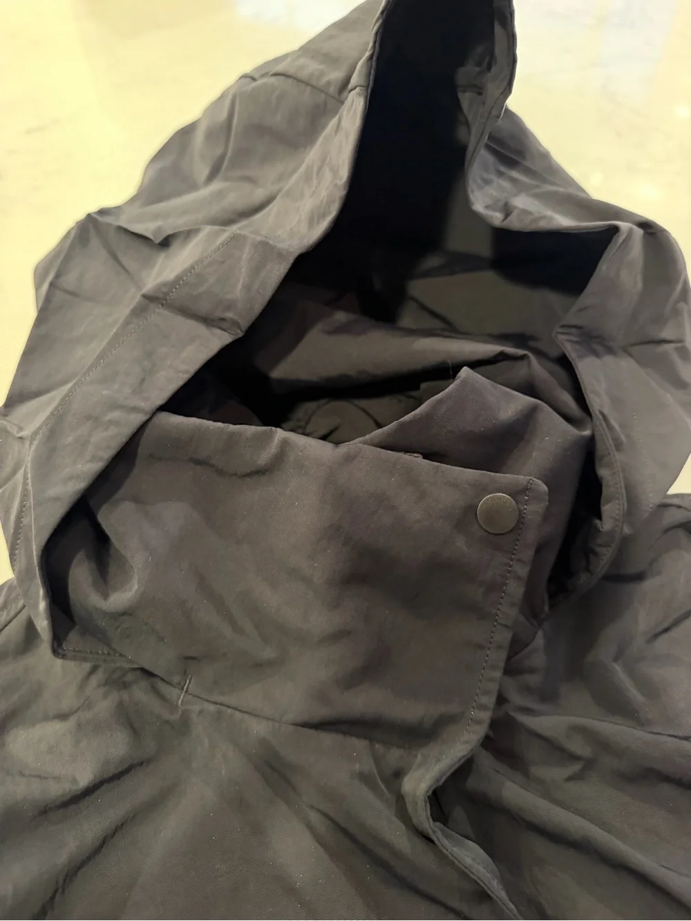 lululemon athletica Black Zip-Up Windbreaker Jacket